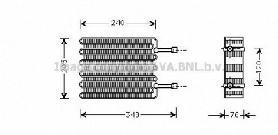 AVA QUALITY COOLING fdv022 -  Испаритель, кондиционер